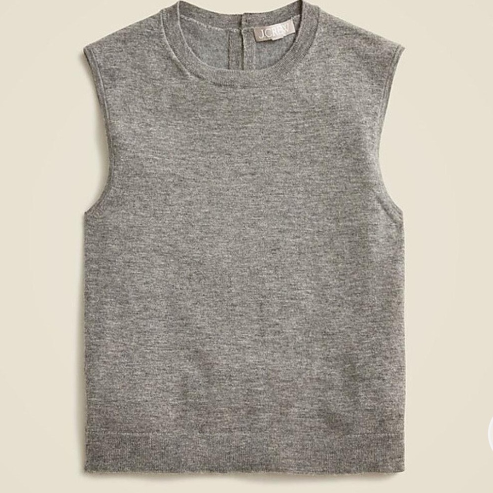 New J Crew Gray  Top